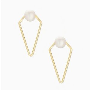 Kendra Scott Demi Open Frame Earrings In Gold